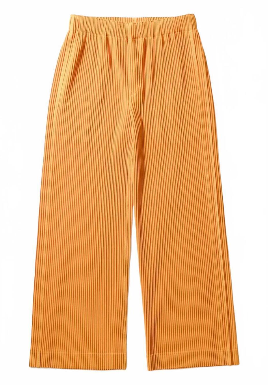 NEW ISSEY MIYAKE women's homme plisse monthly colors october trouser pants in pu
